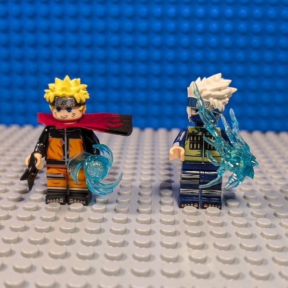 2 Minifigures- Naruto Anime Building Block Toy Action Figures Manga Collectible - Picture 5 of 5